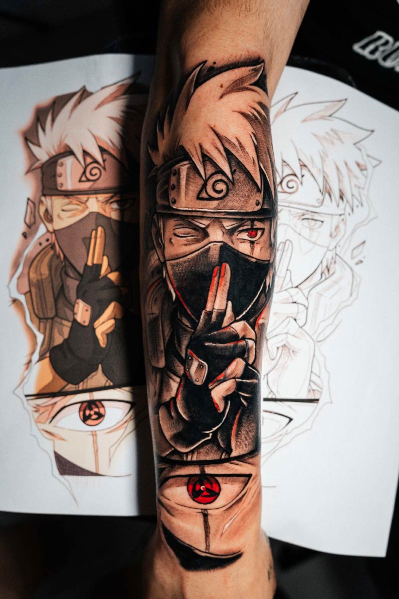 Anime Tattoo Work 1