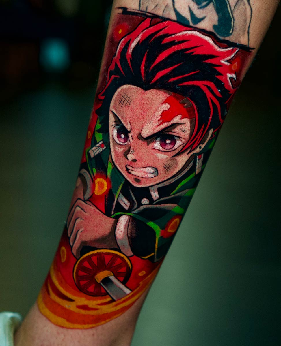 Anime Tattoo Work 6